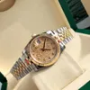 مع مربع الأصلي الفاخر AAA Watch 41mm تاريخ الرئيس فقط SAPPHIRE GLASS ASIA 2813 الحركة الميكانيكية الساعات الساعات الهدية