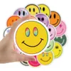 50PCS No Repeat Smiling Face Stickers Mixed Simple Smile Face Graffiti Sticker Phone Case Luggage Guitar Waterproof Decal Bulk Lots