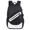 Grand sac à dos étanche pour hommes, sacs pour ordinateur portable, noir, sac de voyage pour adolescents, Oxford, chargeur USB, Mochilahi2522
