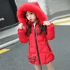 Jacken Große Größe Teenager Winter Warm Halten Mädchen Jacke Brief Lange Stil Mit Kapuze Windjacke Mantel Für Kinder Kinder Weihnachten Oberbekleidung 231027