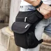 Sacs de jambe en toile pour hommes, sac de taille basse, ceinture de course, vélo et moto, ceinture d'argent, Fanny Pack284L