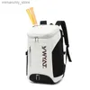 حقائب الريشة في الهواء الطلق حقيبة الظهر لثلاث مضارب Ywyat سعة كبيرة متعددة الأعمال التجارية للأعمال الرياضية الرياضية أكياس الأكياس Q231028