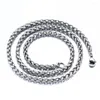 Chains 3 5 7MM Stainless Steel Flower Basket Chain Men Necklace Hip Hop Basic For Women Rock Party Jewelry