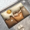 Tappeti Tappetino visivo 3D Tappetino da bagno Tappeto da cucina Assorbimento d'acqua Porta d'ingresso del bagno Tappetino antiscivolo Decorazioni per la casa