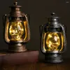 Lanterne portatili Lampada da campeggio portatile vintage Luci da lavoro per irradiazione di grandi aree per la decorazione del cortile esterno