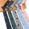 남자 양복의 한국 버전의 면식 넥타이 정장 비즈니스 캐주얼 인쇄 대학 스타일 All Match 만화 패턴