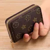 ZIPPY COIN PURSE M60067 Designer-Mode-Damen-Kurzbrieftasche mit Reißverschluss, kompakt, für Karten, Münzfach, Schlüsseltasche, Geldbörse Ex282p