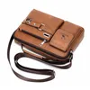 WEIXIER Mode Heren Schoudertas Draagbare PU Lederen Handtas Zakenaktentas Reizen Man Crossbody Merk Qualit Mannen 231027