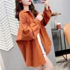 Women's Blouses Retro Long Sleeved Shirt For Women 2023 Spring Autumn Loose Fashionable Mid Length Selling Product Blouse Korean Style Top