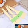 Bbq Tools Accessories 1Pc Safety Barbeque Brush Sile Basting Pastry Oil Brushes For Cake Bread Butter Baking Factory Price Expert Dhgu8