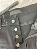 jeans da uomo jeans neri jeans da uomo vestibilità rilassata Jeans strappati elasticizzati Denim vintage ben indossato DENIM ELASTICIZZATO ITALIANO TOPPE IN CAMOSCIO SULLE GINOCCHIA pantaloni neri scuri