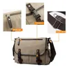 Marsupi 2023 Canvas Crossbody Uomo Vintage Business Casual Laptop da 13 pollici Borsa da viaggio multifunzionale di grande capacità Valigetta durevole 231115