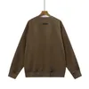 22s Fashion Brand FOG Autumn/Winter New Season 8 Double Fleece Flocking Printed Terry Round Neck Sweater Batch