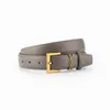 Active Designer Fashion Great Ceinture Cintura Cintura Testa Litchi Silenzioso Grandi cinture Cintura di design per donna Vera pelle 3,0 cm Larghezza Uomo di alta qualità Desi S