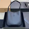 Clásico LE 5A7 Bolso de diseñador Moda Mujer Hobo Bolsas de axilas Cuero liso Bolso de lujo Gran capacidad Trabajo Viajes Damas Casual Compras Bolsa de cubo