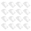 Vajilla 100 PCS Caja de embalaje Soporte para pasteles Sándwich Contenedor triangular Contenedores pequeños Rebanada de pastel Soporte de plástico