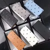 Long Korean Fashion Wallet Top Men's M Leather Printed Wallet302Z