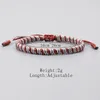 Braccialetti con ciondoli Colori misti Bracciale portafortuna da donna Buddista tibetano Nodi fatti a mano Amuleto da uomo Misura regolabile