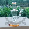 7 -дюймовые розовые кальянные стеклянные бонги с диффузором Perc Tornado Function Water Tipes с 18 -мм соединением