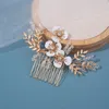 Grampos de cabelo flor pentes decorativos forte aderência ferramentas de design de penteado de casamento para festa de aniversário