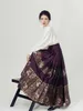 Casual JurkenWeven Afdeling Ming Gemaakt Hanfu Vier Herten Nationale Stijl Ceremonie Vliegtuigen Mouw Kort Shirt Imitatie Make-up Bloem Paardengezicht Rok Dames