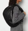 Extra grande 48cm tecido de couro real jodie totes designer marca bolsa ombro grande capacidade nó bolsas couro malha artesanal qualidade axila bolsa feminina 2514