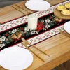 Corredor de mesa de natal corredor feliz natal decorações para casa toalha de mesa navidad noel kerst presentes de natal ano 2024 natal 231027