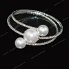 2022 Trendy rhinestone srebrna biżuteria Pearl Bracelets Pearl Biżuter