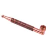 Cigarette pole old-fashioned copper pipe cut tobacco dual-purpose filter portable dry cigarette pole Gift for Men