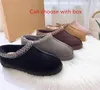 Hot Man women tasman slippers boots ultra mini casual warm snow boots with box card dustbag Casual thermal slippers beautiful Gifts