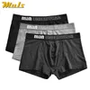 Underpants Muls Marca 3PCSSet 6Colors Penteado Algodão Boxers Curtos Homens Respirável Masculino Underwear Mens Bodysuit Sob Calça Tamanho S3XL 231027