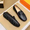 Designer Men's Leather Casual Shoes Spring and Autumn New Fashion Cowhide Doudou Shoes Designer Dress Shoes High Quality Driving Shoes Men's Leather Belt Box