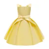 Ensembles de vêtements 2023 Summer Girl Robe en dentelle Longue Tulle Teen Party Élégant Enfants Robes Filles Princesse Robe de mariée