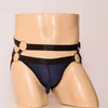 Unterhosen Herren Open BuJockstrap Briefs Hollow Out Unterwäsche BuG-String Thongs Männliche transparente Höschen Low Waist Mesh