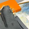 Femmes Designer portefeuille luxe pochette de haute qualité Melanie sac à main fleurs empreinte sac à main grands portefeuilles originaux sac enveloppe M68706