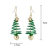 Dangle Kroonluchter Nieuwe Trendy Verklaring Kerstboom Oorbellen Voor Vrouwen Kerstman Sneeuwpop Drop Earring Sieraden Meisjes Geschenken Groothandel Dhhn7