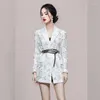 Frauen Anzüge Freizeit Anzug Mantel Frühling Herbst Koreanischen Stil Temperament Slim Fit Damen Spitze Büro Dame Wilden Blazer