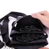 Hair Salon Hair Scissors Bag with Waist Shoulder Belt for Hairdressers Barber PU Leather Shears Hairdressing Tool Case Bag Holder 231027