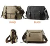 Waist Bags 2023 Canvas Crossbody Men Vintage Business Casual 13 inch Laptop Large Capacity Multifunction Durable Briefcase Travel Bag 231115