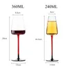 Wine Glasses 2 Pcs Crystal Champagne Whiskey Drinkware Bar Party Valentine's Day Year Christmas Gifts