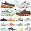 Chaussures de course sur Cloud 2024 Hommes Femmes Sneaker Triple Flamme Surfernova Lumos Tout Noir Blanc Acai Violet Jaune Eclipse