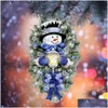 Muurstickers Kerstversiering Zelfklevende Pvc-sticker Voor Jaar Thuis Buiten Raam Sneeuwpop Krans Kerst Deur Decor Dr Homefavor Dhldv