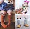 Kids Socks Unisex cartoon Animal leg warmers Fashion baby girls boys knee high Totoro Panda Fox socks kids cute Striped Knee Pad sock