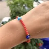 Türkische blaue Kristall-Armbänder mit bösem Blick für Frauen, handgefertigte Glasperlen, Ketten, Glücksschmuck, Accessoires, modisches Paar-Armband, Modeschmuck, Armbänder türkisch