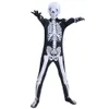 Traje de halloween cosplay traje de halloween traje spoof crânio macacão cosplay esqueleto horror brinquedo jogo pai-filho traje de festa