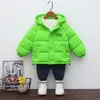 Kids Down Cotton Jacket, Boys and Girls 'Winter Jacket, 중소형 어린이 봉제 및 두꺼운면 재킷