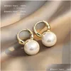 Simple Pearl Drop Earrings For Woman Fashion Jewelry Wedding Earring Drop Delivery Dhgarden Otsak