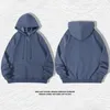 Moletons masculinos Men Hoodie Capuz de inverno Casaco de lã elegante com zíper para a coloração de bolso de coloração de cor de manga comprida de cor sólida