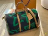 Luxurys Designer Lettera Graffiti Borsone Borsa da viaggio unisex in pelle di grande capacità Borsa da viaggio a tracolla Marca Donna Uomo Borsa a tracolla Coppia Borsa a tracolla Borsa shopping