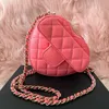 cc halve maan modezadel Luxe harttas Designer sling Echt leer dame Cross Body Bags Schoudertassen handtas gewatteerde Clutch Damesportefeuilles heren kettingtassen